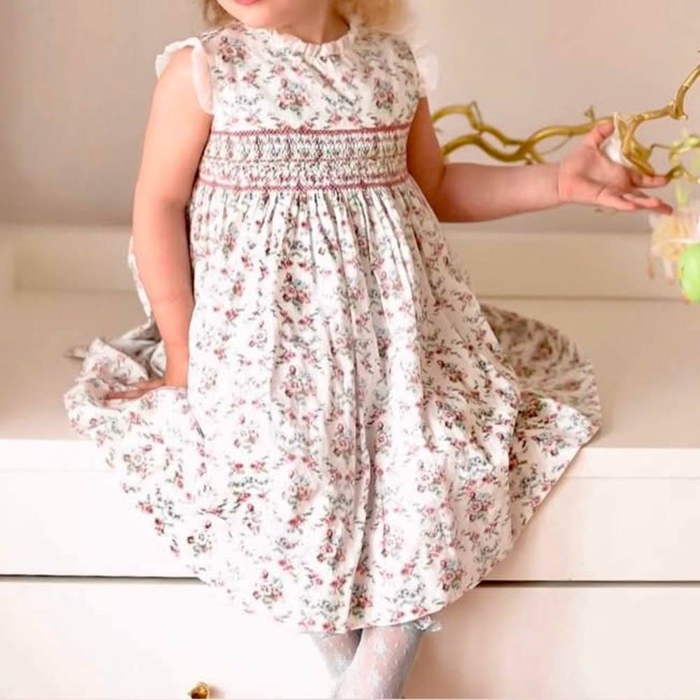 Lrdm petites 
Floral Smocked Dress for Girls